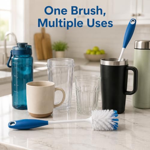 2 Pack Bottle Brushes - color: Blue