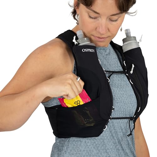 Osprey Duro LT Women's Running Hydration Vest with Hydraulics Soft Flasks - color: Black, size: Medium