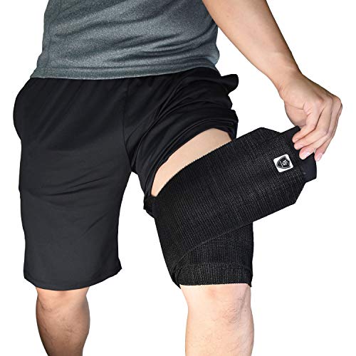 Vital Salveo Elastic Breathable Thigh Wrap,Adjustable Compression for Alleviating Stiffness and Fatigue Targeted Muscle Support for Sports, Gym & Daily Recovery (1 PC)/5.5"* 70" - size: Leg 5.5"*70"(1PC)
