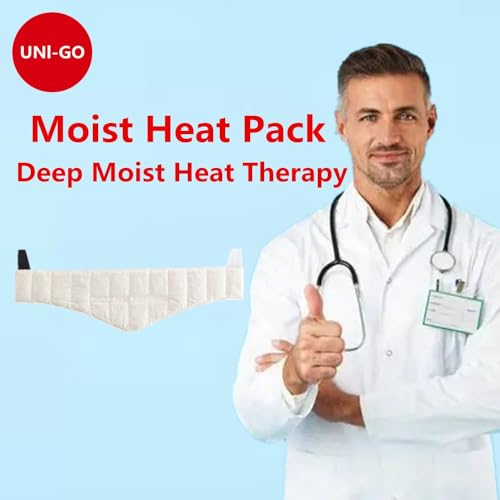 UNI-GO Moist Heat Pack, Neck Contour 7"x24" - size: Neck Contour-7"x24"