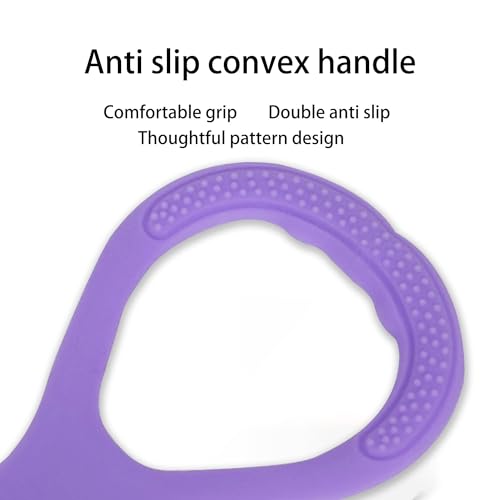 Figure 8 Fitness Resistance Bands with Handles for Working Out - color: Purple