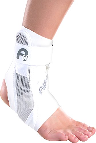 AIRCAST A60 Ankle Support Brace, Right Foot, White, Small - color: White, size: Small (Right Foot)