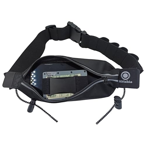 Triathlon Race Belt Triathlon Race Bib Belt for Runners Number Holder with Pouch and Gel Loops