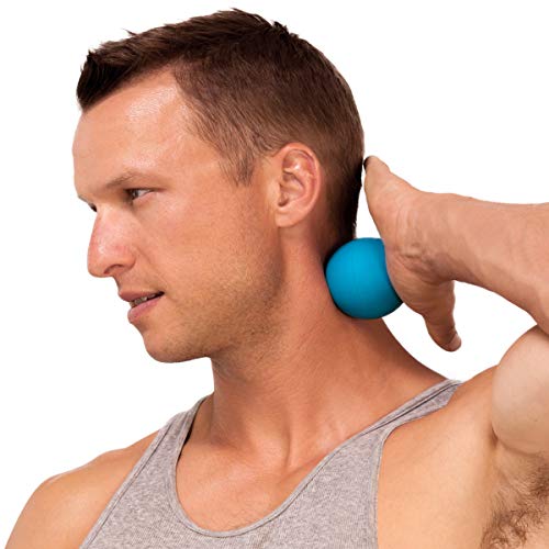 ProsourceFit Lacrosse Massage Ball for Self-Myosfascial Release, Deep Tissue Massage, Muscle Mobility, Post-Workout Recovery