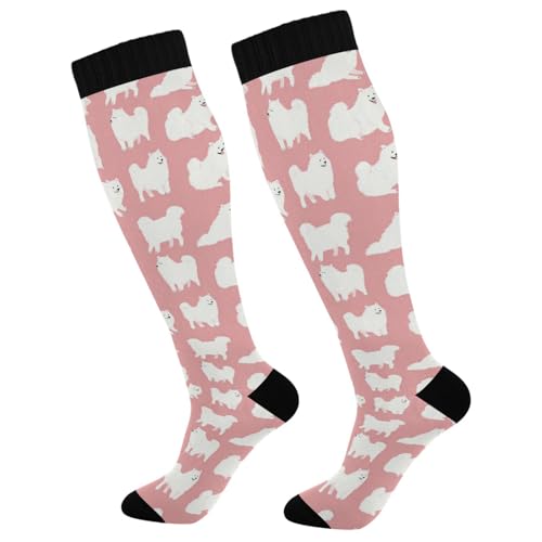 Wusikd Pirate Skulls Compression Socks for Women and Men Circulation Cute Long Socks for Athletic Running 1 - color: Multi 2