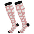 Wusikd Pirate Skulls Compression Socks for Women and Men Circulation Cute Long Socks for Athletic Running 1 - color: Multi 2