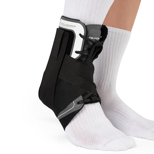 Ovation Medical Nu-Form Ankle Brace - Premium, Low Profile Ankle Stabilizer and Ankle Compression Brace - Breathable Ankle Brace for Sports, Ankle Sprains, Injury Recovery Support, & More (X-Large) - size: X-Large