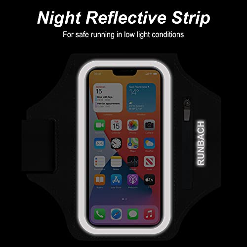 Armband for Samsung Galaxy S25/S24/S23/S22/S21/S20/S10/S9/S8,Galaxy A01/A8/A10e/A20e/A41/M01/Xcover 5,Water Resistant Sport Armband with Zipper Slot for Galaxy Buds (Black) - color: Black