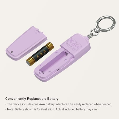 130dB Personal Safety Alarm - Portable Self Defense Keychain, 3-Pack Loud Siren with Flashing LED, Replaceable AAA Battery, Emergency Alarm for Women, Girls, Kids, Seniors