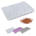 SuzziPad Microwave Heating Pad for Muscle Soreness Fatigue, 7"X12", Rose - color: Rose Grey