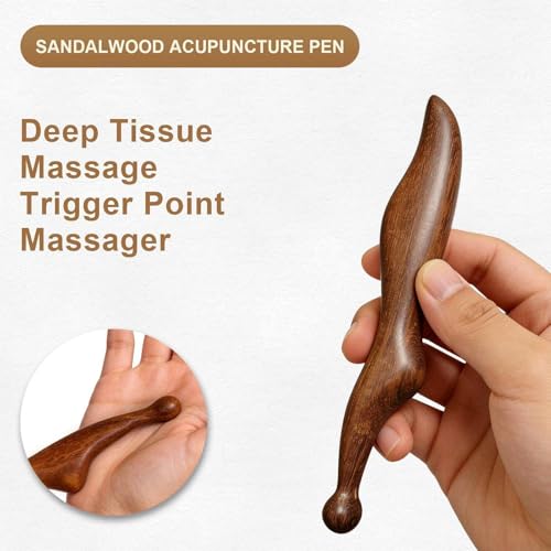 Acupuncture Pen Wooden Acupressure Foot Reflexology Massage Tool