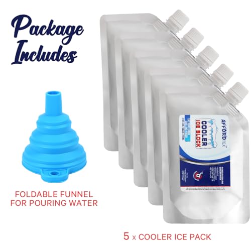 Ice Packs for Coolers 5 Reusable Ice Packs for Lunch Box Long Lasting for All Outside Activty