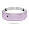 USHAKE Slim Running Belt, Bounce Free Fanny Pack Phone Holder - color: Light Purple