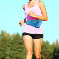 Running Belt Hydration Waist Pack Multifunctional Reflective Waist Pouch For Outdoor Sports Blue Lightweight Adjustable