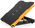 Steel Slant Board Calf Stretcher, 600 Lbs Weight Capacity, Yellow - color: Yellow