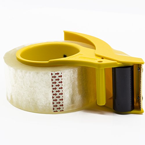 Easy-Mount 2 Inch Tape Gun Dispenser Packing Packaging Sealing Cutter Orange Handheld Warehouse Tools