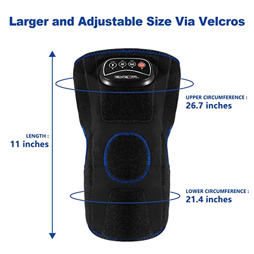 CINCOM Knee Massager with Heat and Air Compression for Pain Relief - size: One Pair