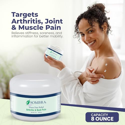 Sombra Warm Pain Relief 8 oz Jar for Arthritis, Back Pain & Pre-Exercise - size: 8 Ounce (Pack of 1)