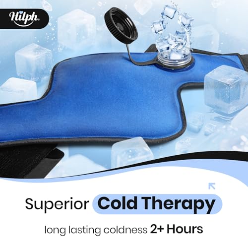 Hilph Refillable Ice Pack for Knee Pain Relief, 2 Hours Long-Lasting Cold - color: Blue