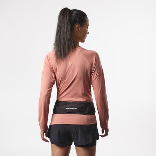 Salomon Unisex Pulse Trail Running Storage Belt - Black - M - color: BLACK, size: Medium
