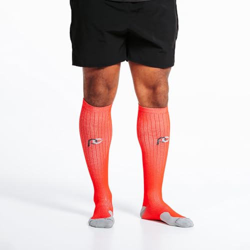 PRO Compression Marathon Socks - color: Red - 5 Pack, size: Large-X-Large