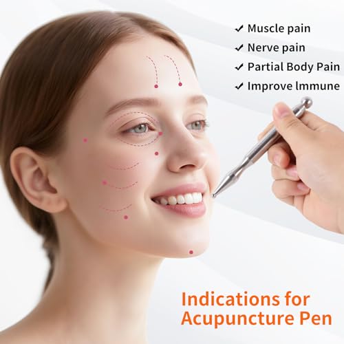 Stainless Steel Gua Sha & Acupuncture Pen, Trigger Point Massager Tool - color: 2pcs
