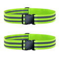 2 Pack Reflective Sash Elastic Stretchy Reflective Bands High Visibility Glow Waist Belt Reflectors Safety Waist Band Strap for Running at Night Early Morning Walking Dogs Cycling Evening Walks