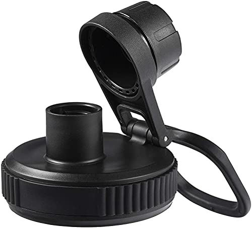 NuRich Hydraflow Wide Mouth Spout Twist Chug Nalgene Replacement Lid | Compatible with Nalgene 32 oz Wide Mouth Lid, Hydroflask & Many More Top Water Bottle Brands Sizes 12 16 18 20 32 40 64 Oz