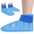 ComfiTECH Foot Ice Pack Wrap for Feet, Cooling Boot for Ankle, Cold Heel Pad for Plantar, Large - size: Large