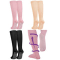 3 Pair Non Slip Compression Socks Women Men - color: Natural Tone, style: Minimalist