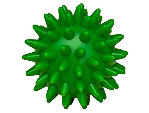 SOLE Premium Foot Care Products Saj Ball - Stocking Stuffer, Spiky Hand & Foot Mini Massager for Focus, Travel, Instant Relaxation - Gift Box, Green - color: Green