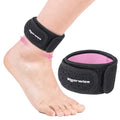 Achilles Tendonitis Brace for Women, 1Pcs Adjustable Ankle Brace with Silicone Pad for Running Hiking Sports, Pink - color: Pink