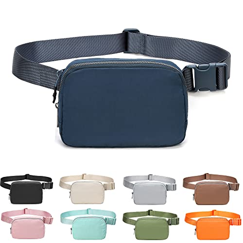 Fanny Belt Bag Waist Pack Crossbody Bags Bum Bag for Running Hiking Travel Workout Adjustable Strap for Women -blue - color: blue