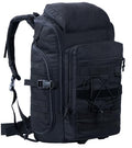35L Tactical Backpack Military Rucksack MOLLE Quick-Access Flap EDC Pack for Hiking Camping Travel Work Bugout Emergency - color: Black