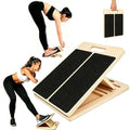 Calf Stretching Inclined Board, Adjustable Multi Angle Stretching, Suitable for deep Squatting, Knee, Achilles Tendon Physical Therapy, and Leg Flexibility Exercise, Portable Wooden Inclined Board