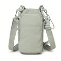 Bokelai Water Bottle Holder Bag with Strap Lightweight Crossbody Carrier Sling Bag for Hiking Camping Travelling Water Bottle Sleeve Gym Accessories - color: Light Green
