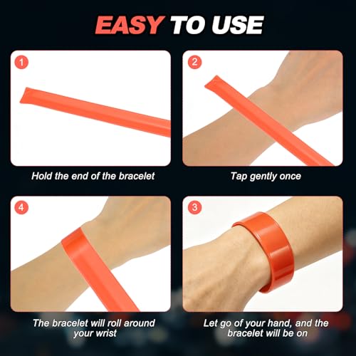 Reflective Bands Night Walking Reflector Arm Wristbands - color: Grass Green/Yellow