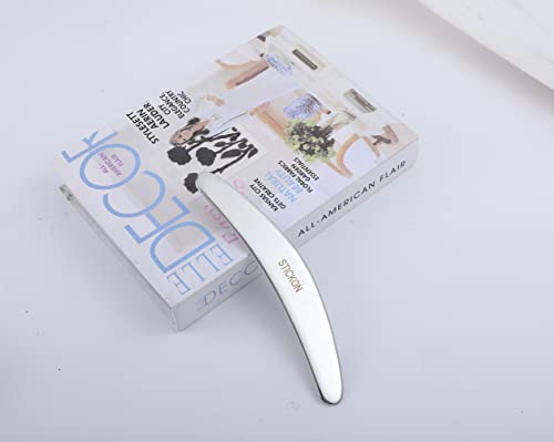 STICKON Stainless Steel Gua Sha 2 in 1 Scraping Massage Tools Scar Tissue Tool, Physical Therapy Tools IASTM Tools Soft Tissue Massage Tool, Guasha Tool for Body (STICKON-35) - style: Pitao02 Shape