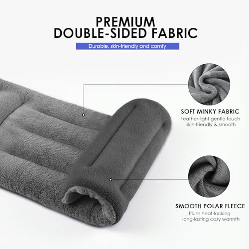 Microwave Heating Pad for Pain Relief, 8 x 18 Grey - color: Heat Pad04 -Grey