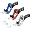 3 Pack 2 inch Tape Gun for Packing Boxes Packaging Tape Dispenser with Quick Load for Packaging and Box Sealing Industrial Durability (Blue White Red)