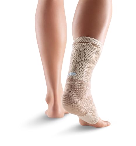 Bauerfeind AchilloTrain - Achilles Tendonitis Brace - Relieves Achilles tendon pain, swelling and inflammation. Beige, 6 - color: Beige, size: 6