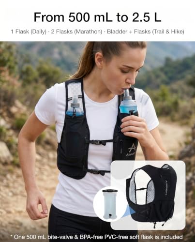 Running Vest for Women Men, 29″-37″, Lightweight Hydration Vest
