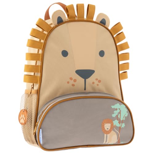 Stephen Joseph Little Sidekick Backpack, Toddler Backpack for Little Kids, Daycare and Preschool, Lion - color: Orange
