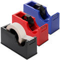 3 Pack Desktop Tape Dispenser Holder with 1 Inch Core and 3 Inch Core, Tape Roll Dispenser Desk Tape Dispenser with Weighted Non-Skid Base for Office Home School (Tape not Included)