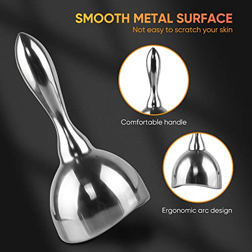 ONUEMP Stainless Steel Body Sculpt Cup - Ice Gua Sha Muscle Scraper Tool - size: Cup