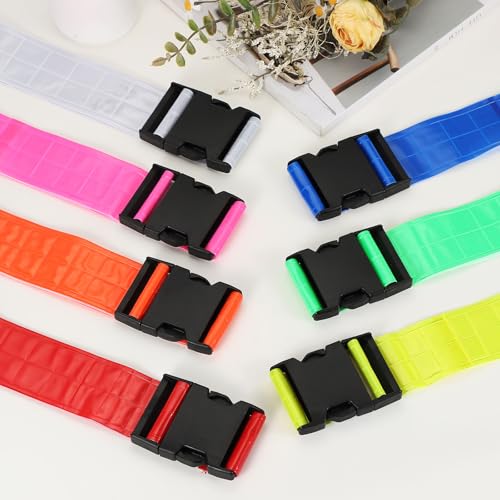 PATIKIL Reflective Belts, High Visibility Running Belt High Visibility Grow Belt Adjustable Safety Gear
