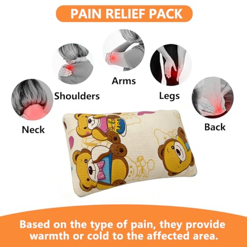 6"*8" Microwave Heating Pad, Reusable Heat Pack, Hot Moist Microwavable Therapy Pack for Cramps, Back, Neck, Shoulders, Leg Pain, Aromatherapy Heat Wrap for Cramps & Relaxation, Lavender Fragrance
