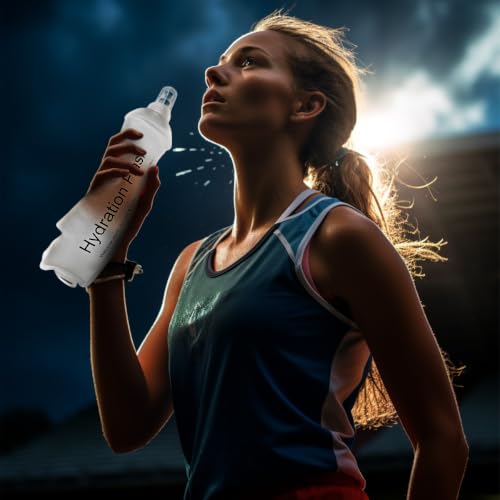 WILDREEDS 250ml Soft Flask, TPU Collapsible Soft Water Bottle for Hydration Pack, Running Vest, Folding Water Bottle for Hiking Cycling Climbing-2Pcs, White - color: 2pcs, 250ml White
