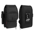KENOBE Belt EDC Pouch, 5-Pocket Cell Phone/Tool Holder, Black - color: Black