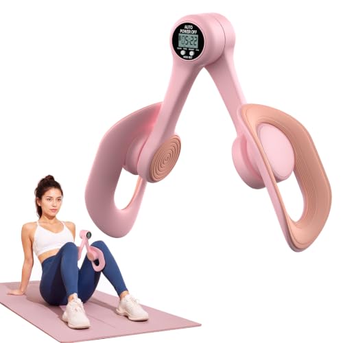 MERACH Pelvic Floor Exercise Devices, Thigh Trainer, Inner Thigh Exerciser - color: Pink